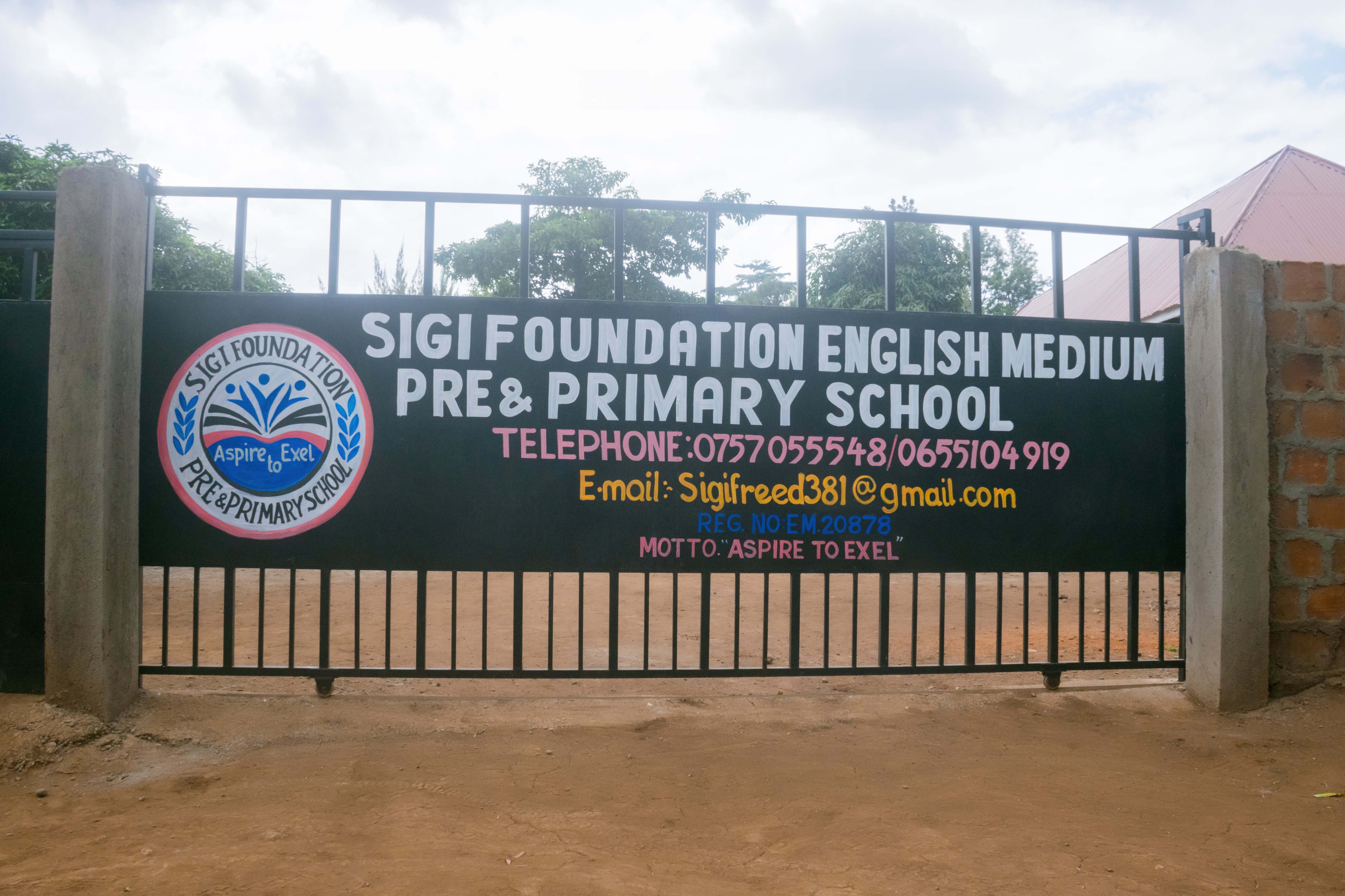 SIGI Foundation School  Main Gate